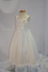 Kommunionkleid - wei�, ivory, rosa