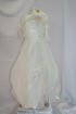 Festliches Kleid - ivory + burgund