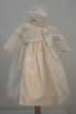 Taufkleid und Jacke - wei� und ivory