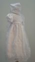Kleid mit M�tze - wei� und ivory
