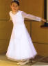 elegantes Kommunionkleid - wei�