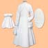 Kommunionkleid 4 teilig - weiss