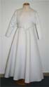 modisches kleid - weiss+ivory