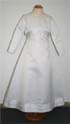 Trendiges kommunionkleid mit Bolero - naturweiss+ creme