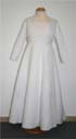 Satinkleid mit Bolero - ivory+creme