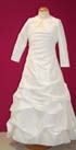 Trendiges  Kommunionkleid - weii+ivory